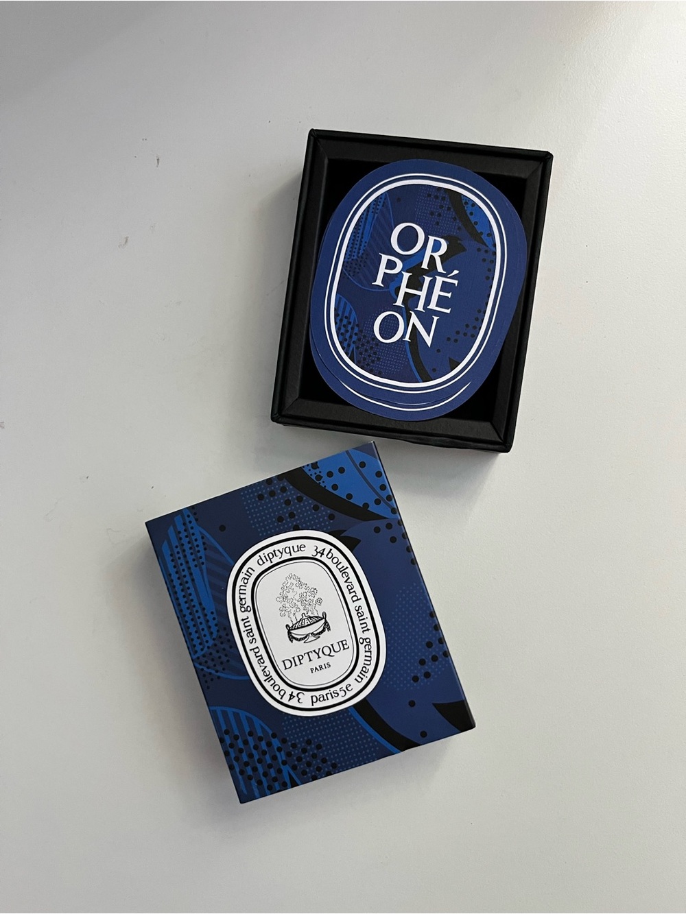 Exclusive Diptyque playing cards from Orpheon Paris Pop-up